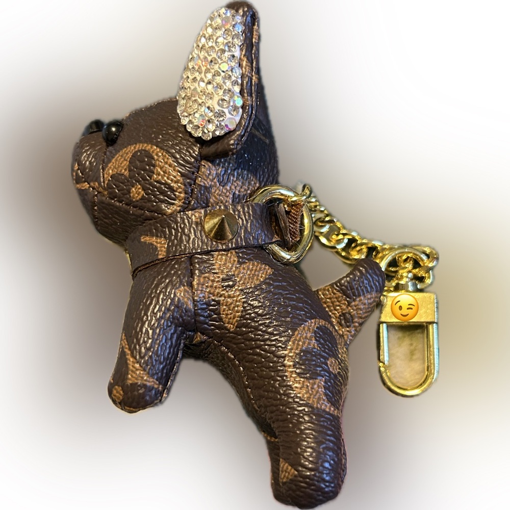 Small Luxury Doggie Keychain